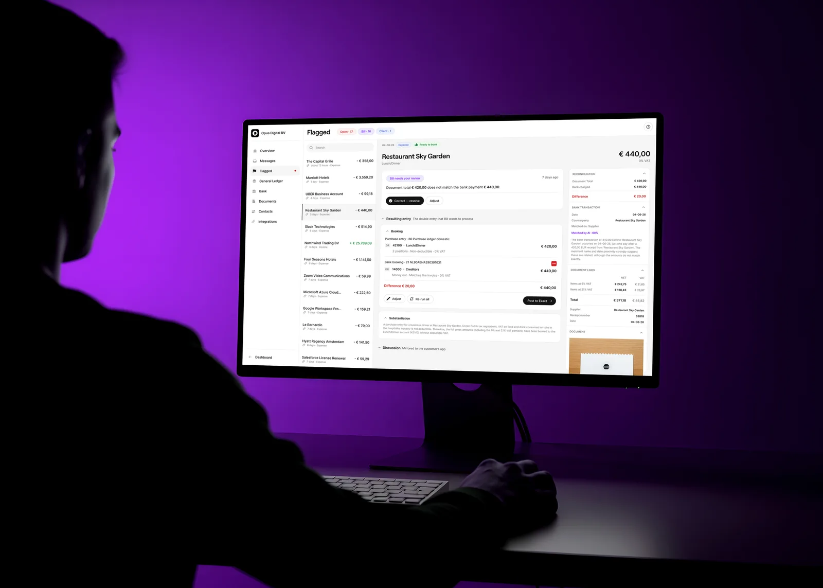 AirBill werkt samen met het boekhoudteam